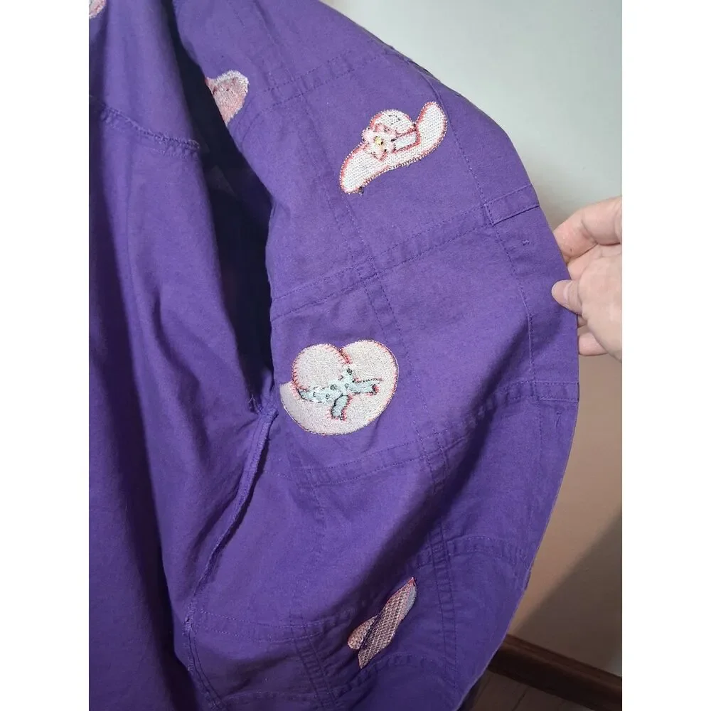 Red hat Ladies Society Purple LS Shirt & matching T-Shirt - Size M